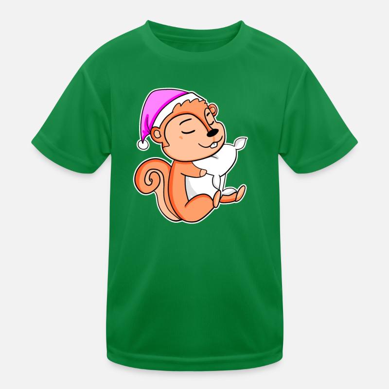Eichhörnchen Kinder Funktions-T-Shirt