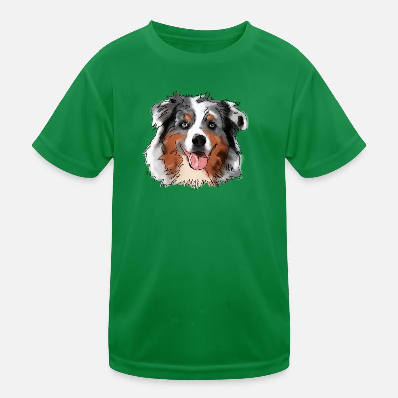 Australian Shepherd Kinder Funktions-T-Shirt