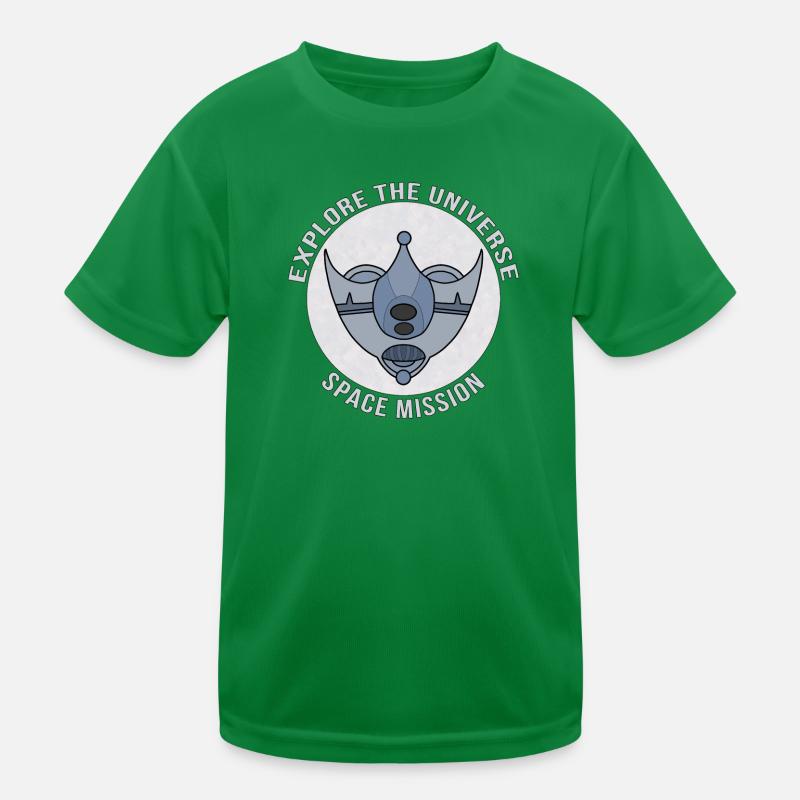 Space Mission Explore The Universe Kids Functional T-Shirt