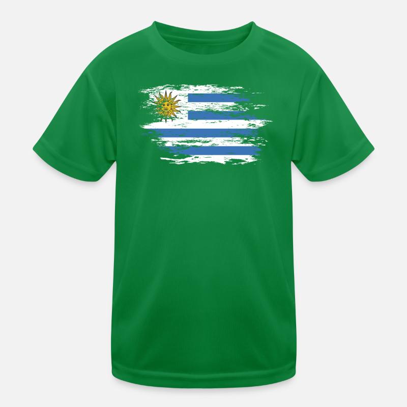 Drapeau uruguayen utilisé T-shirt sport Enfant