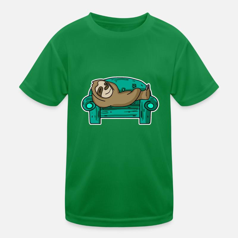 Sloth Lazy Kids Functional T-Shirt