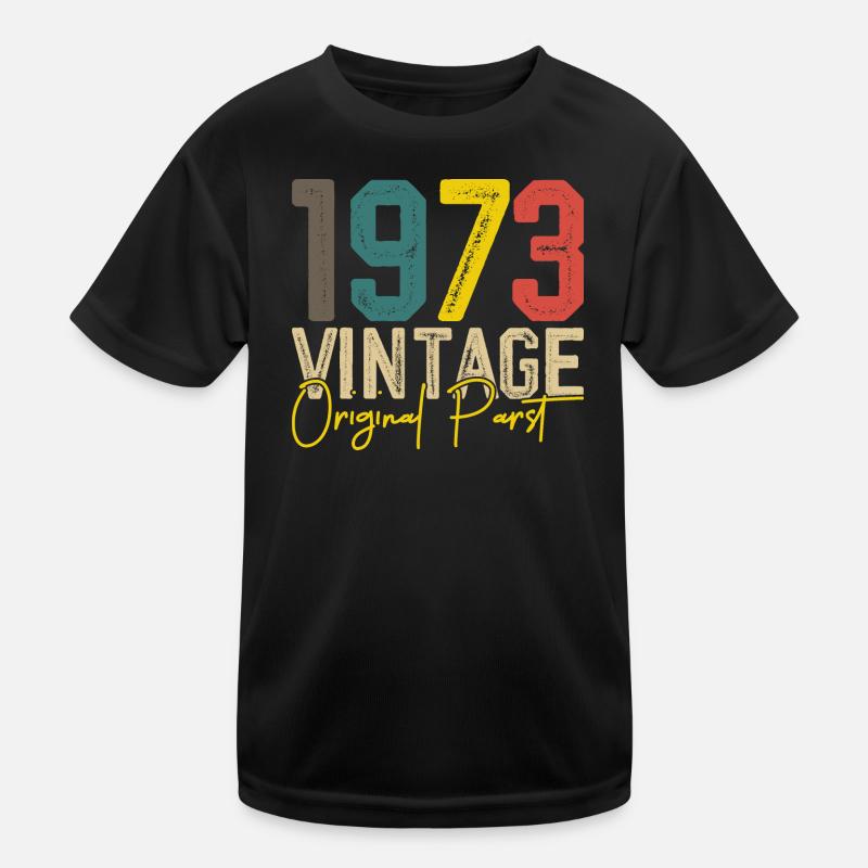1973 Vintage Original Part Kids Functional T-Shirt