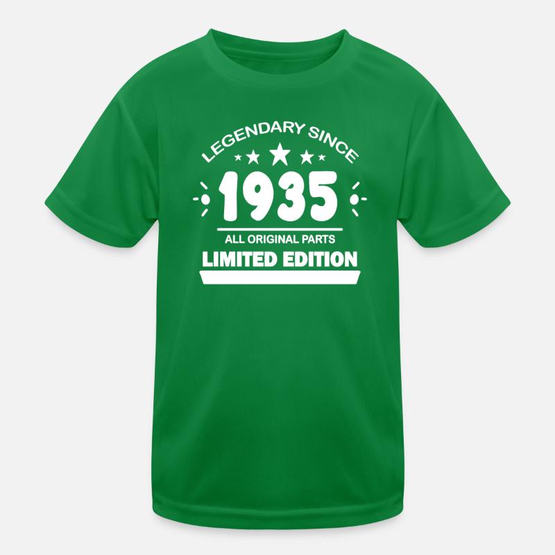1935 - Born 1935 Kids Functional T-Shirt