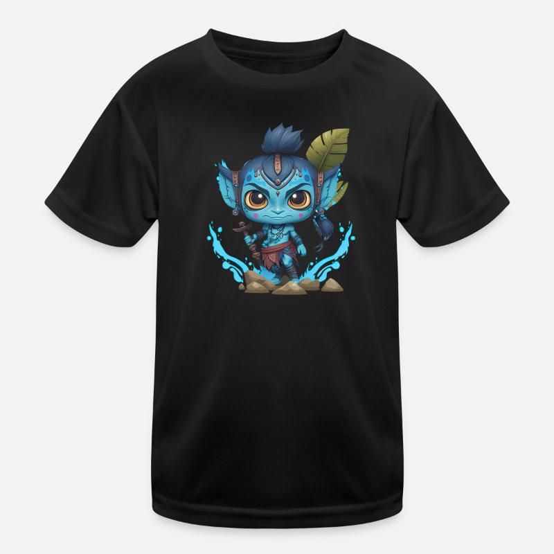 Avatar Der Weg des Wassers, niedlicher Charakter, Navi Kinder Funktions-T-Shirt