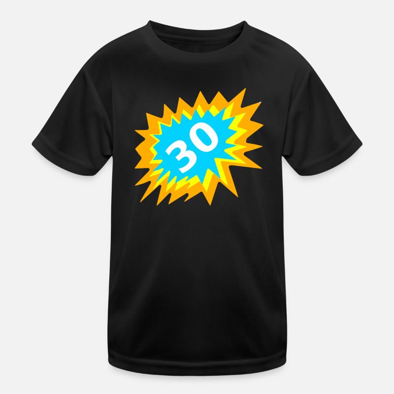 feiern, 30 bunt Kinder Funktions-T-Shirt