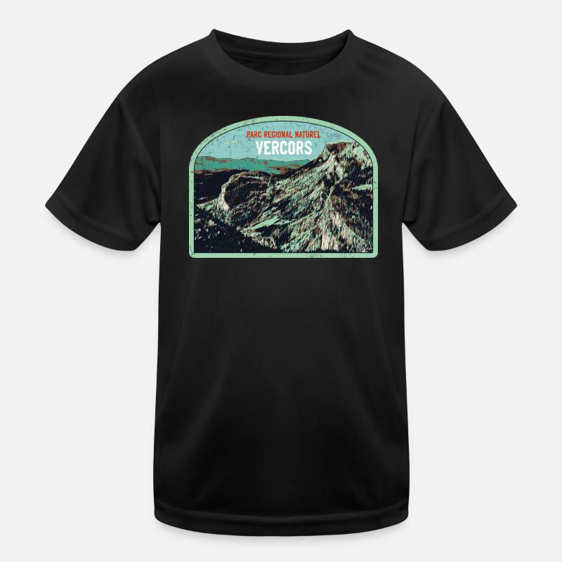 Illustration originale Parc Régional Vercors T-shirt sport Enfant