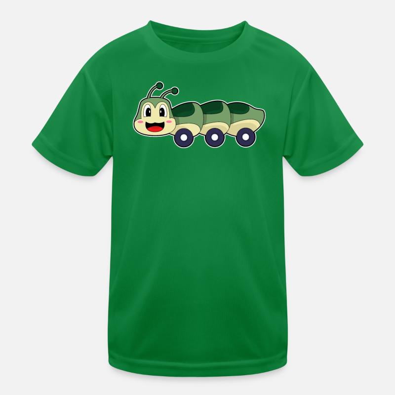 Caterpillar Car Kids Functional T-Shirt