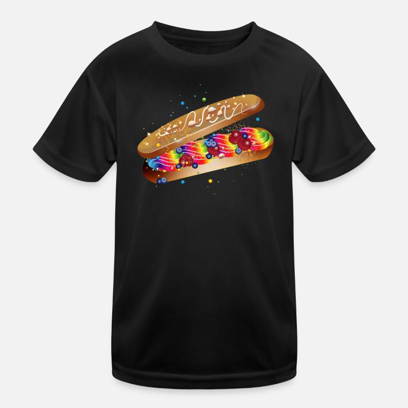 Illustration d’un éclair coloré rempli T-shirt sport Enfant