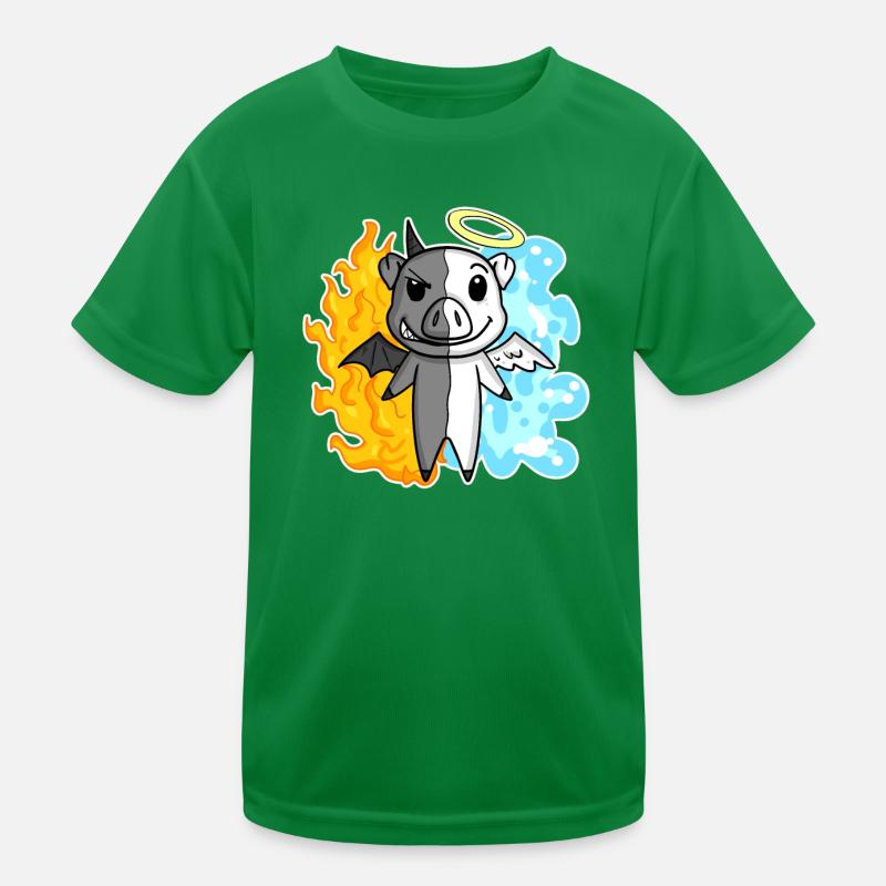 Cochon - Ange et Diable T-shirt sport Enfant