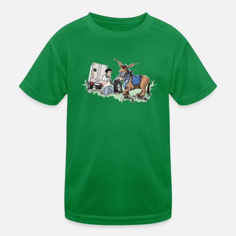 Donkey carriage roadside assistance Kids Functional T-Shirt