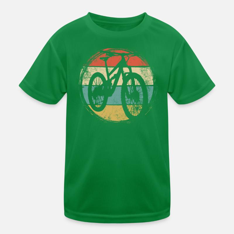 Rayures Décisif Rétro Cycle T-shirt sport Enfant