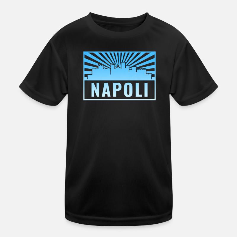 Napoli Skyline Sunbeams Kids Functional T-Shirt