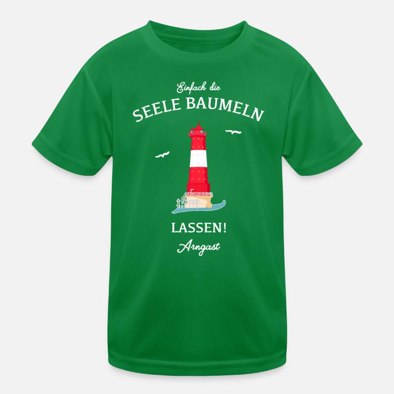Leuchtturm Arngast, Wilhelmshaven, Deutsche Bucht Kinder Funktions-T-Shirt