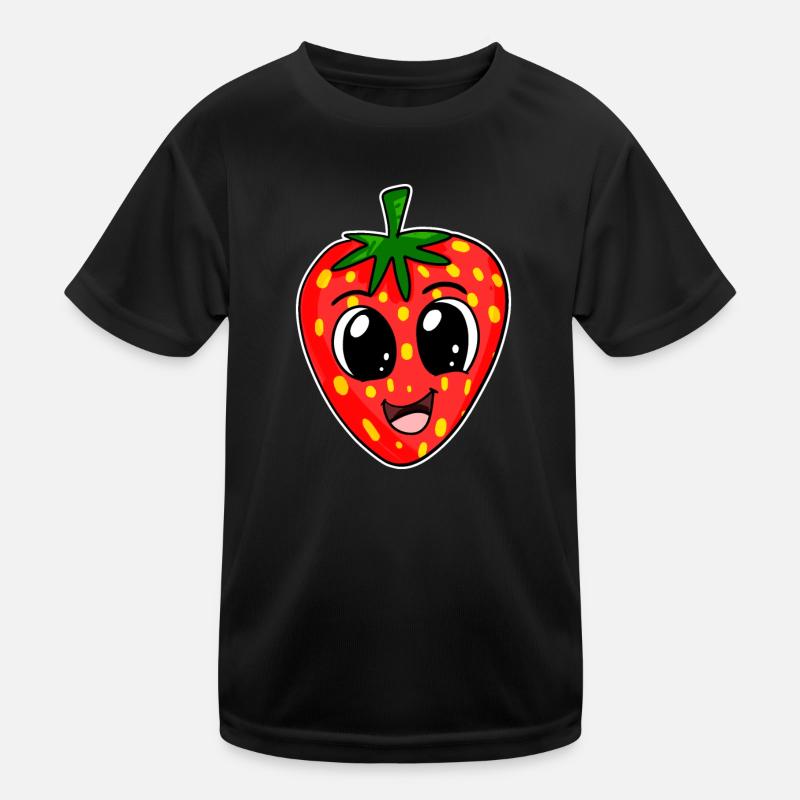 Strawberry Strawberries Kids Functional T-Shirt