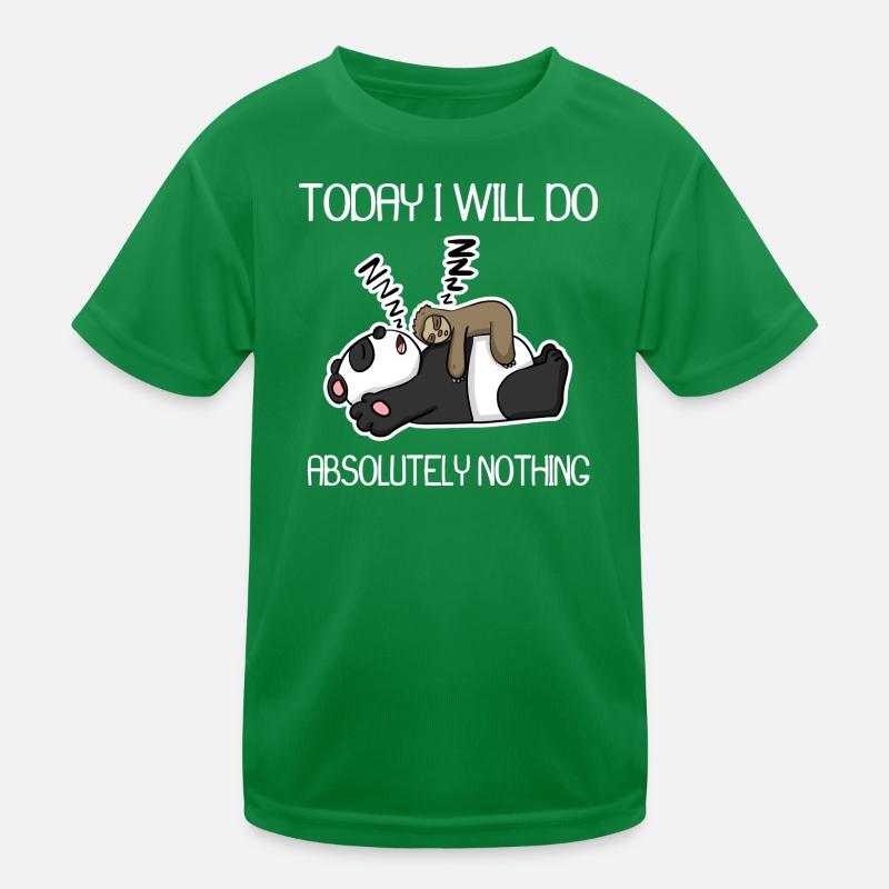 Do nothing - lazy Kids Functional T-Shirt