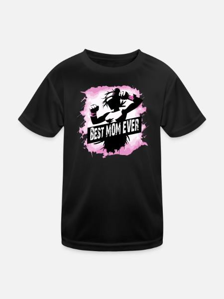 Mother, Mother's Day, Best Mom Ever - Kids Functional T-Shirt - black - Front