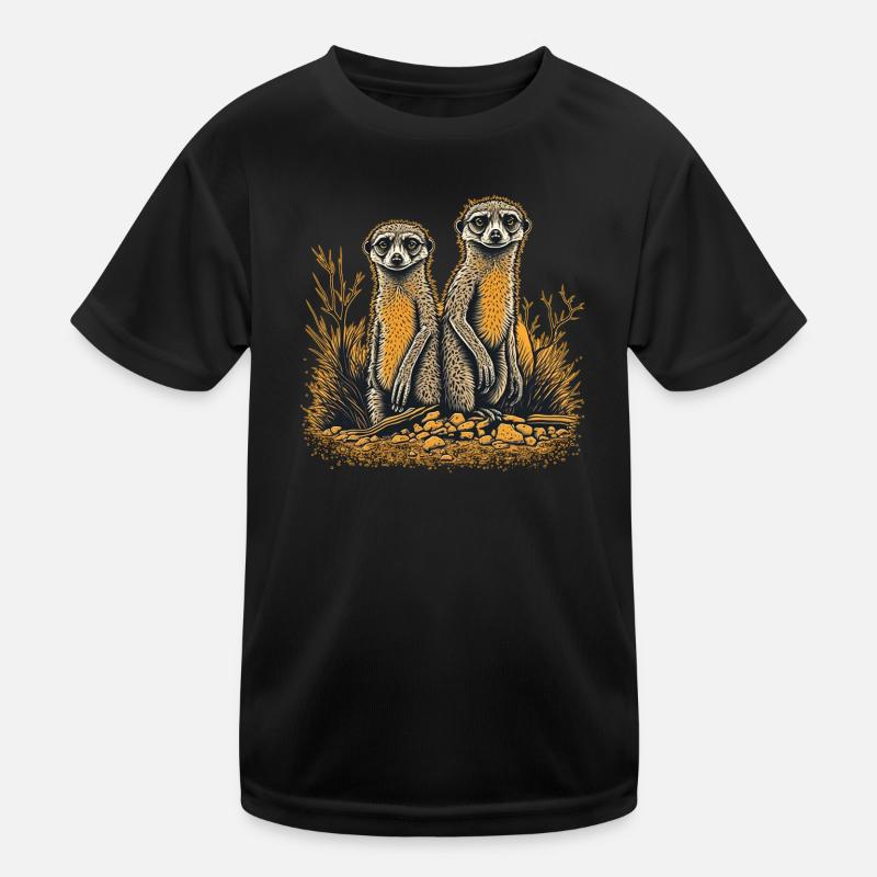 Deux suricates T-shirt sport Enfant