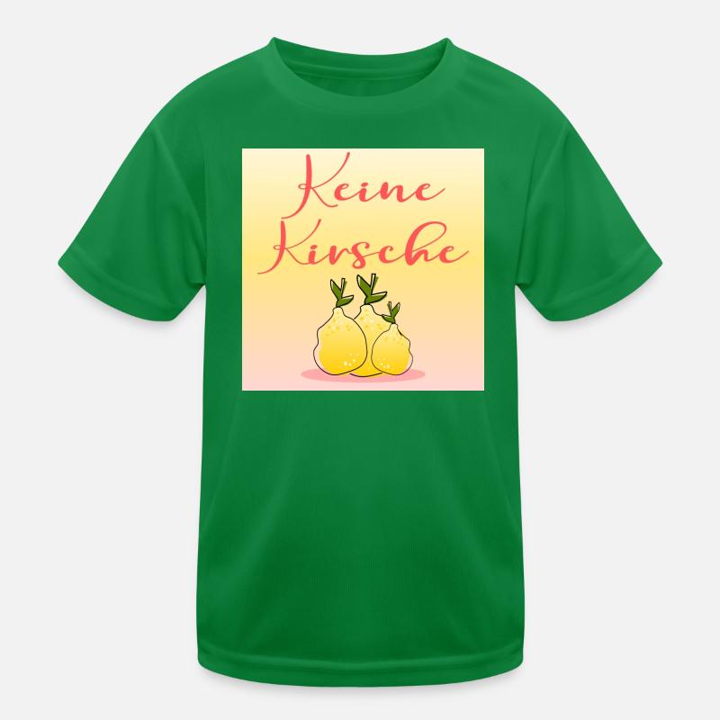 Früchte Zitronen - Kirsche Kinder Funktions-T-Shirt