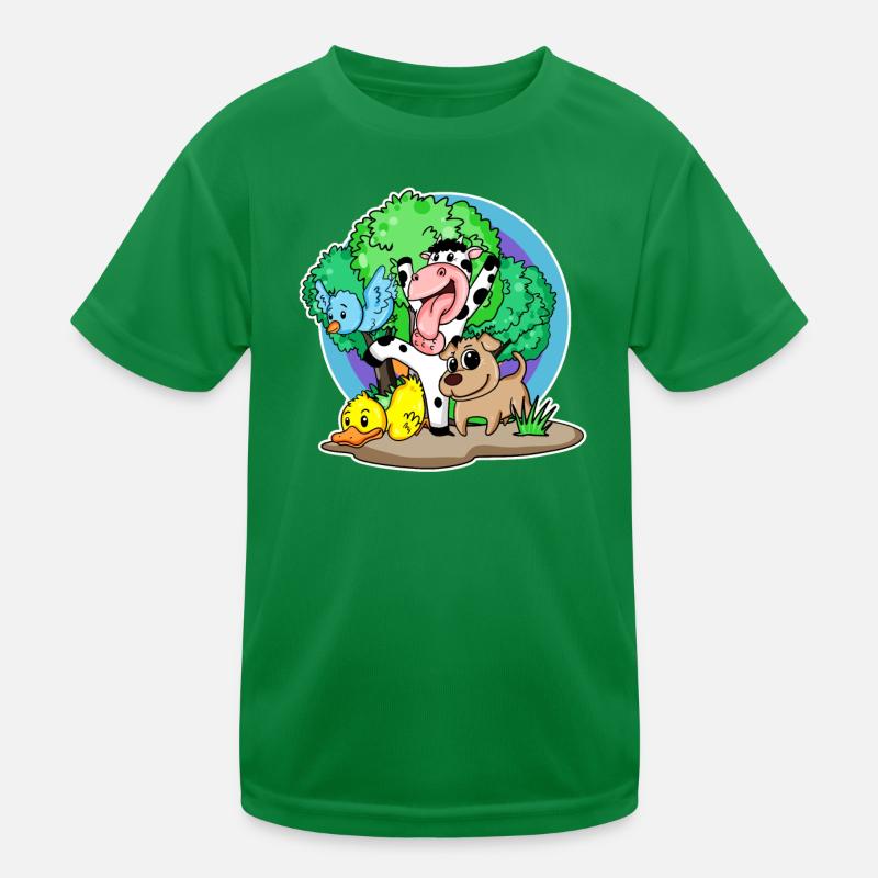 Cute animals Kids Functional T-Shirt