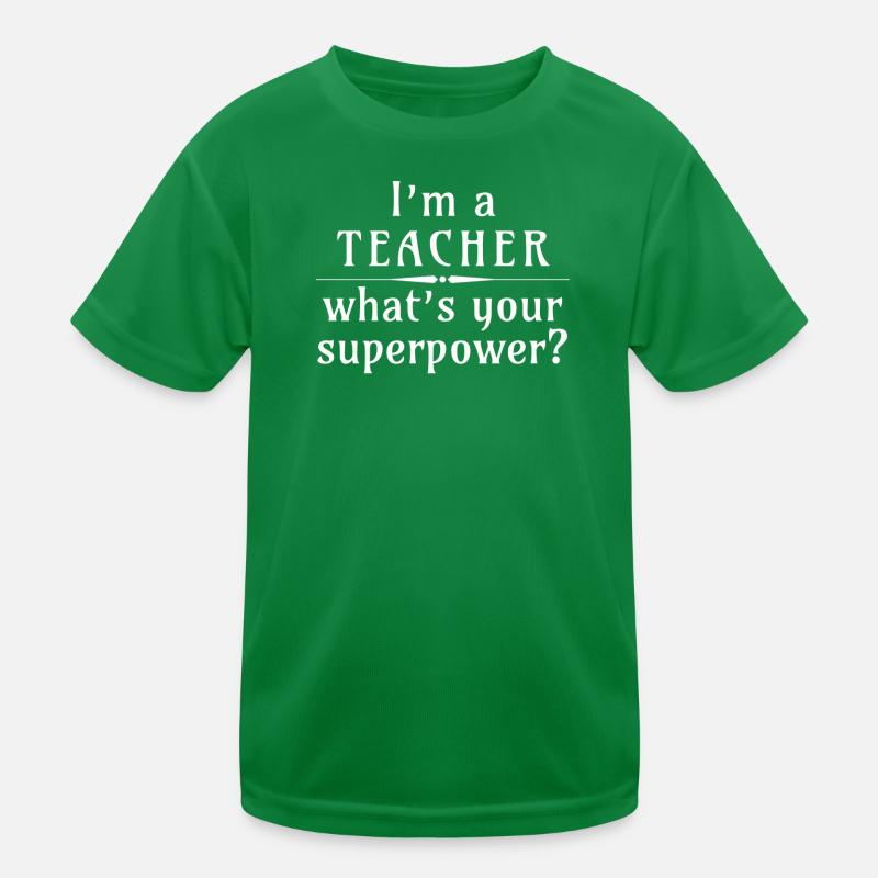 Conception de citation d’enseignant inspirante T-shirt sport Enfant