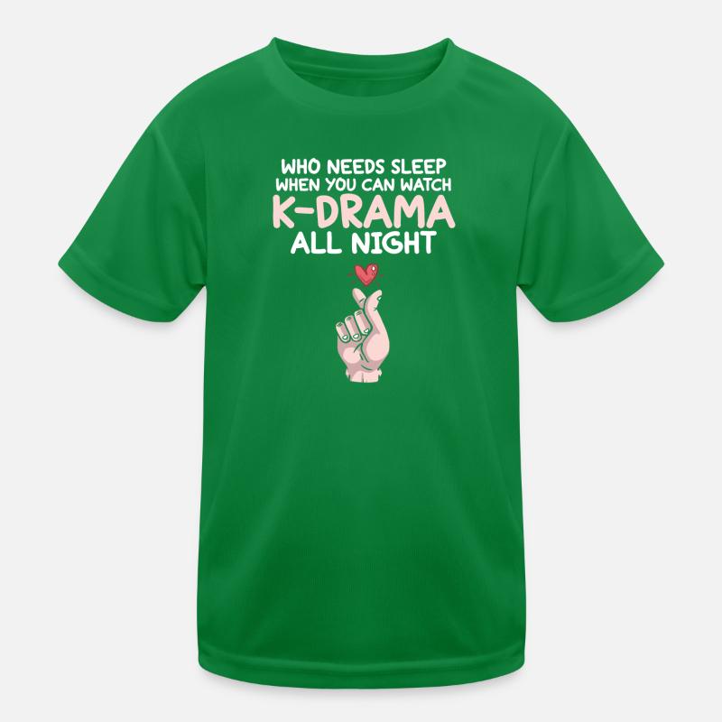 Conception de la série K-pop K-drama T-shirt sport Enfant
