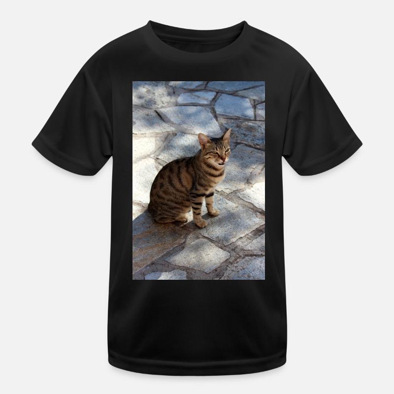 Katze Kätzchen Kinder Funktions-T-Shirt