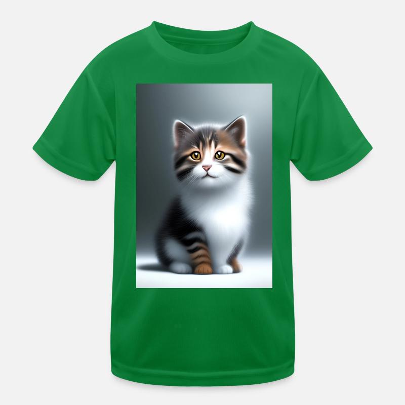 Bébé chat T-shirt sport Enfant