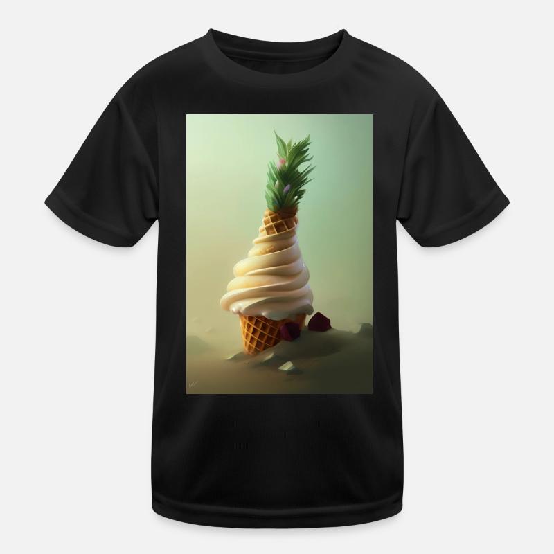 Eiscreme Kinder Funktions-T-Shirt