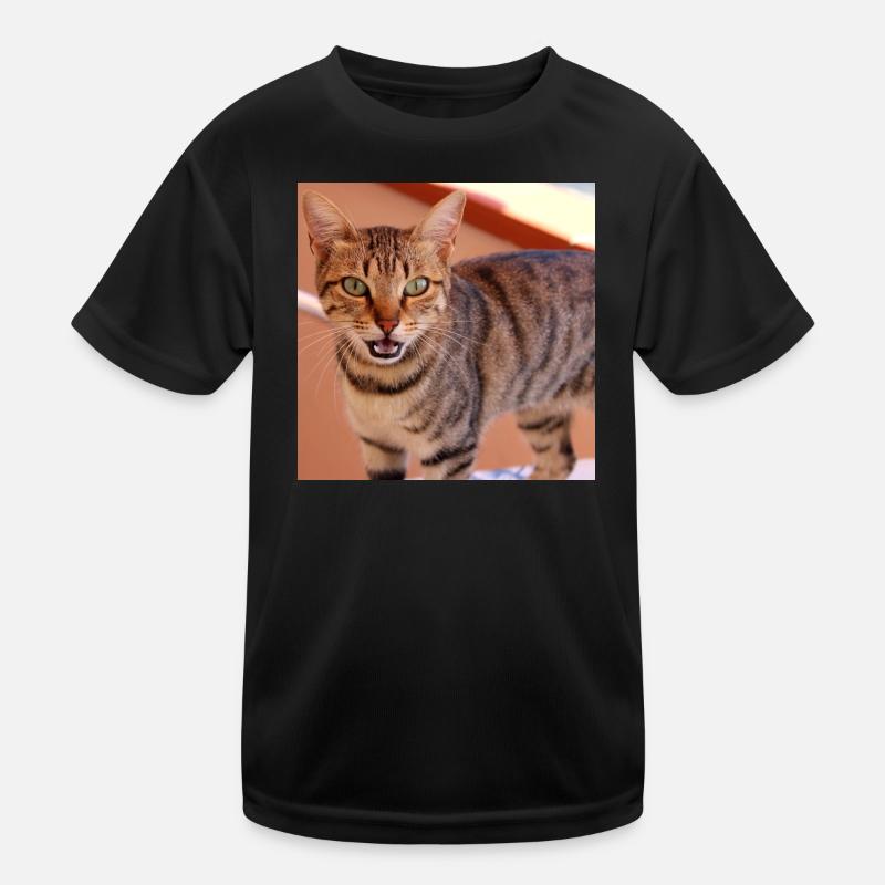 Cat Kitten Poster Square Cat Poster Kids Functional T-Shirt