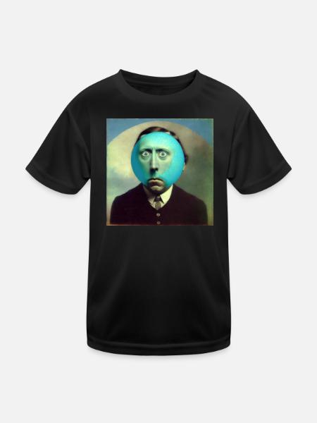 Surreal 02 - Kinder Funktions-T-Shirt - Schwarz