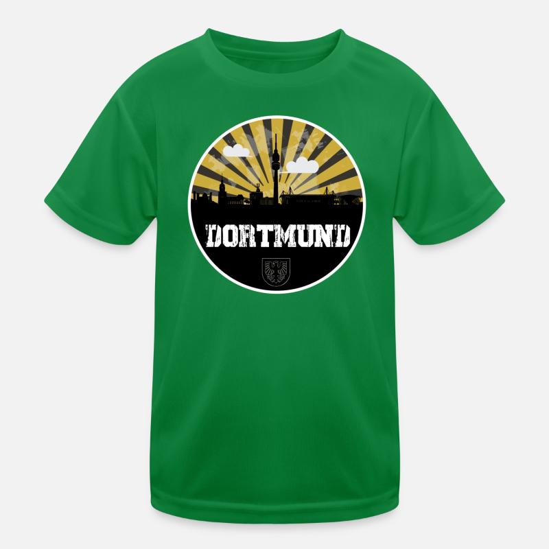 Dortmund Skyline Home Game Kids Functional T-Shirt