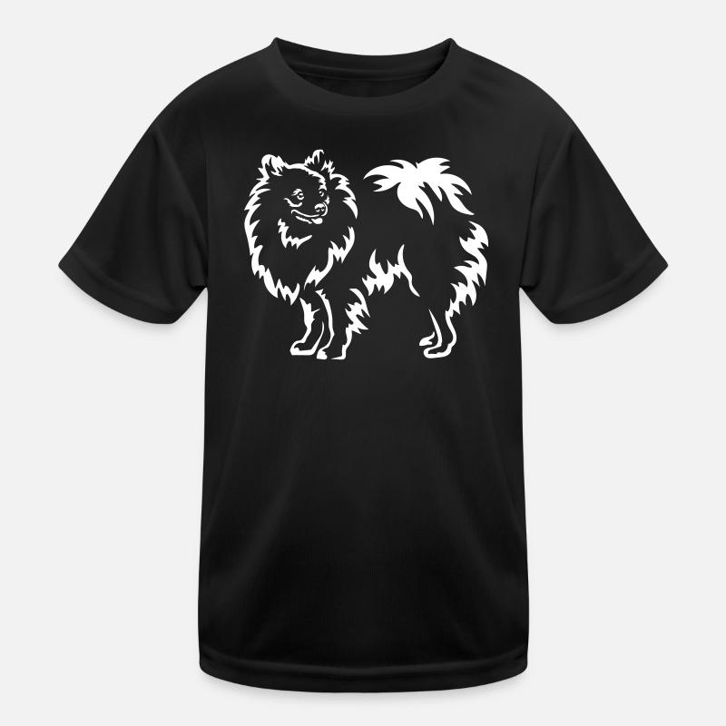 Spitz "Black Edition" - Kinder Funktions-T-Shirt - Schwarz