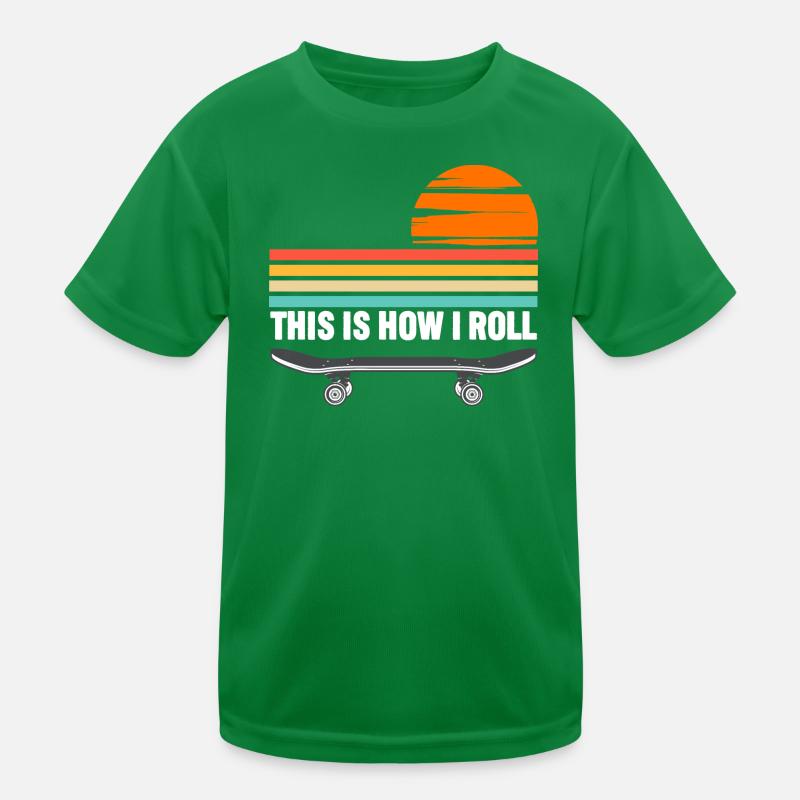 Skateboard c’est comme ça que je roule T-shirt sport Enfant