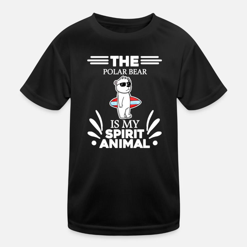 Polar Bear Polar Bear Bear Kids Functional T-Shirt