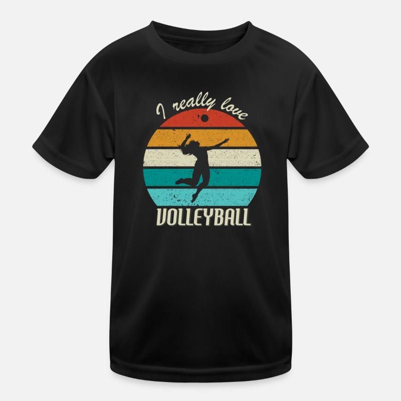 J’aime vraiment le volleyball T-shirt sport Enfant