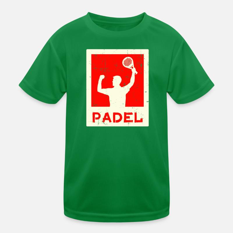 Freizeit Training Spieler Spruch Schläger Padel Kinder Funktions-T-Shirt
