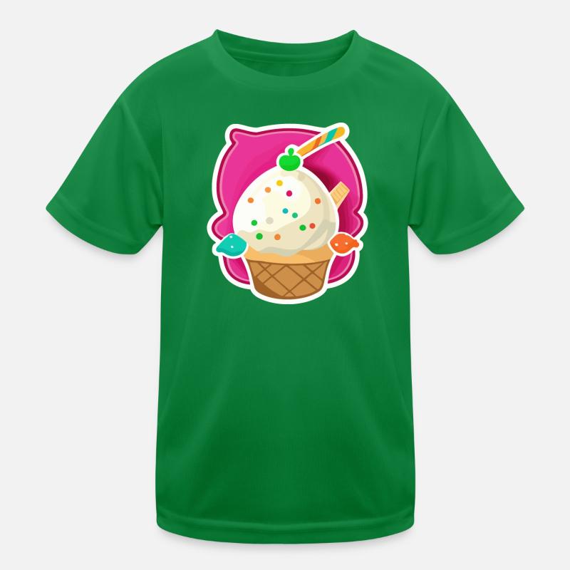 Eis, Eiscreme Kids Functional T-Shirt