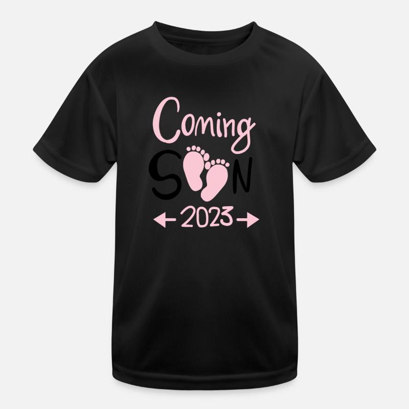 Pregnant 2023 Kids Functional T-Shirt