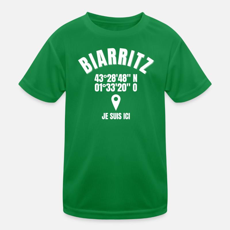 Biarritz, Basque, Pays Basque T-shirt sport Enfant