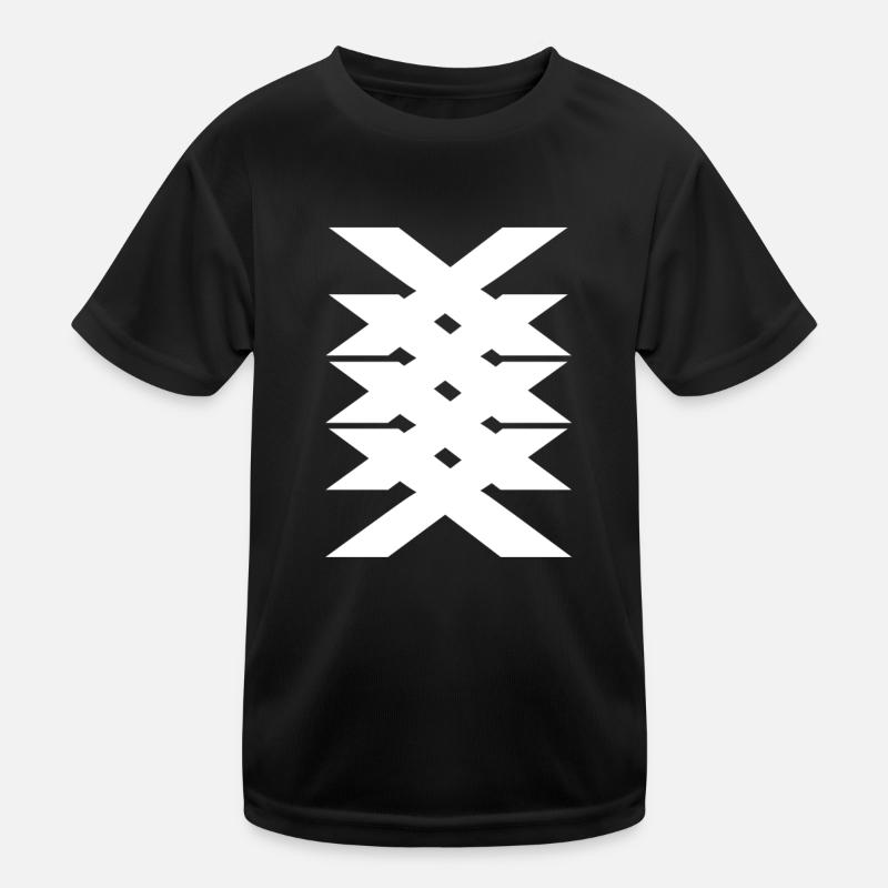 Coole xxxx digitale Kunst Kinder Funktions-T-Shirt