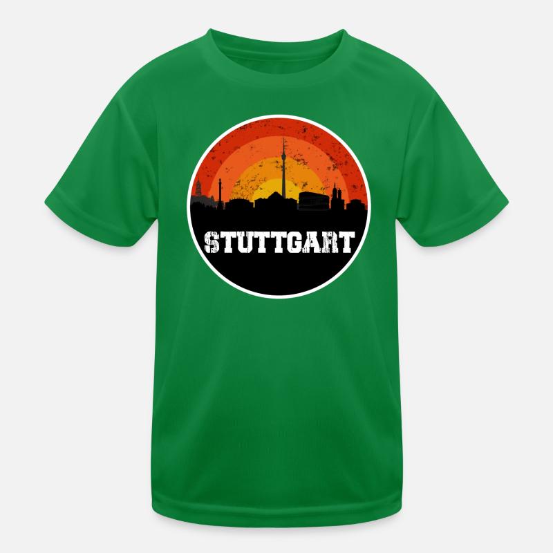 Stuttgart Skyline Kids Functional T-Shirt