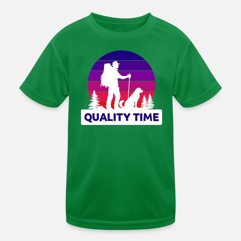Wanderer Wandern Statement Touren Bergsteigen Kinder Funktions-T-Shirt