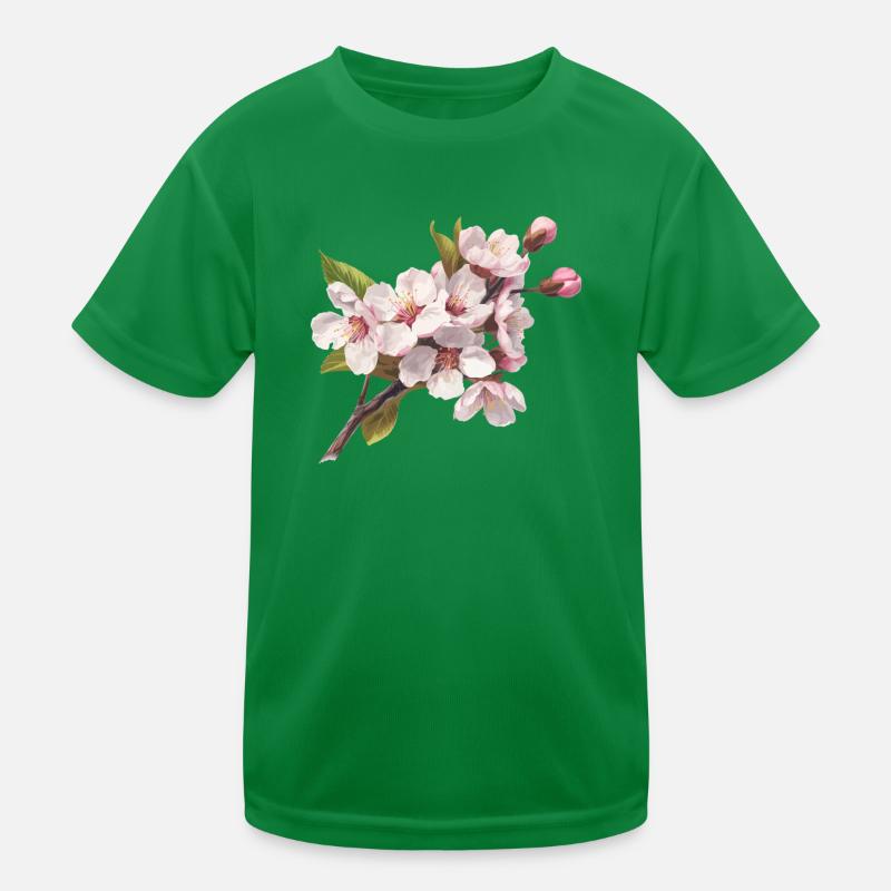 Pastel cherry blossoms Kids Functional T-Shirt