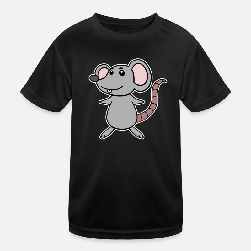 Mouse Cartoon Kids Functional T-Shirt