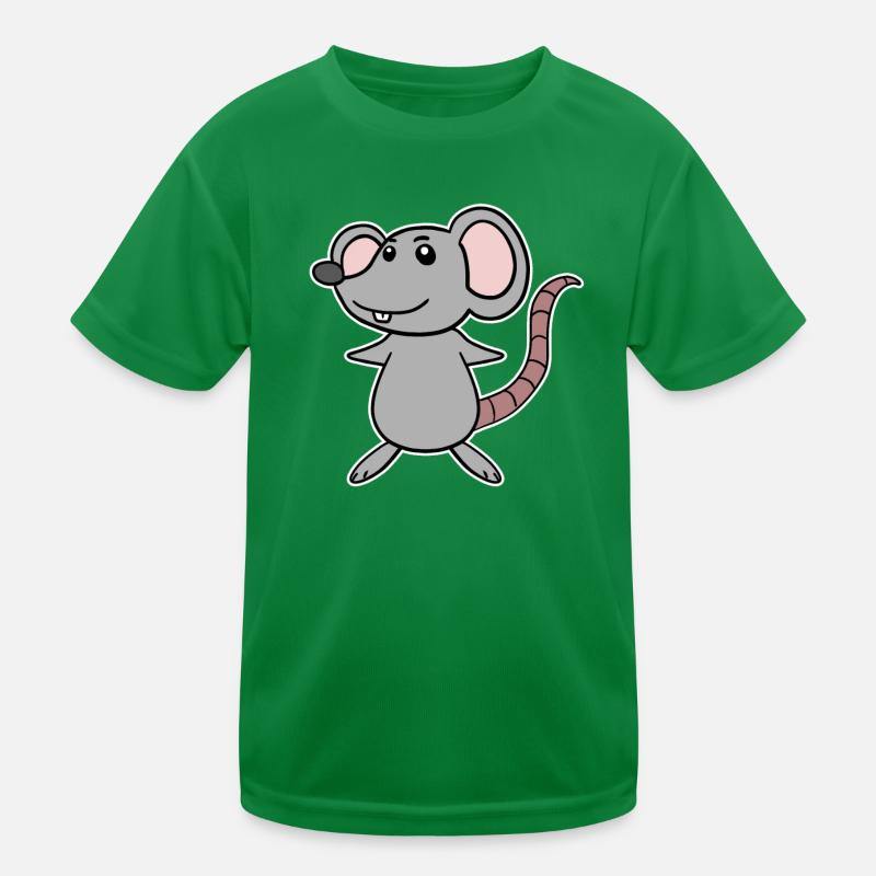 Maus Cartoon Kinder Funktions-T-Shirt