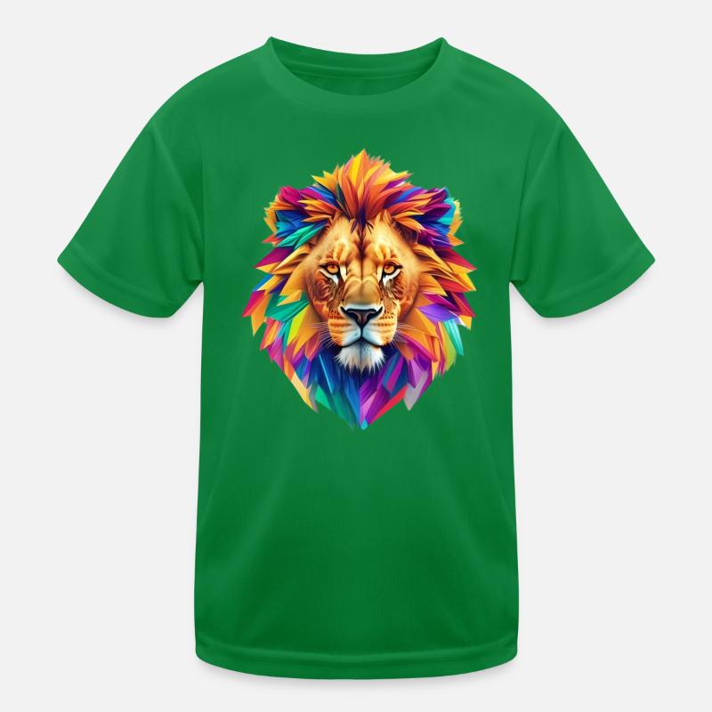 Lion's head Kids Functional T-Shirt