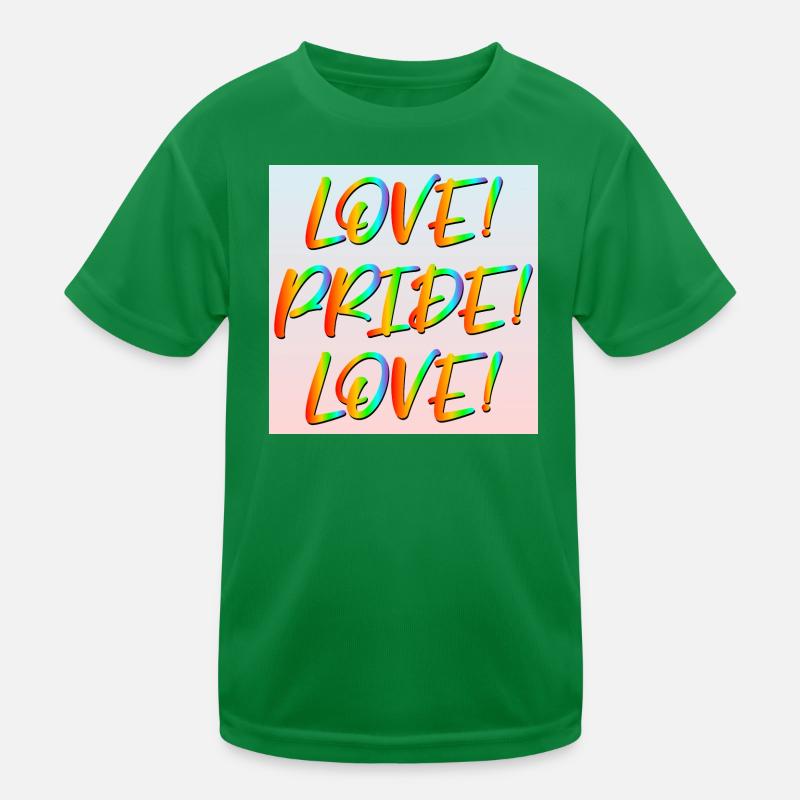 LOVE PRIDE LOVE LGBTQ DIT DIVERSITÉ DIVERSITÉ T-shirt sport Enfant