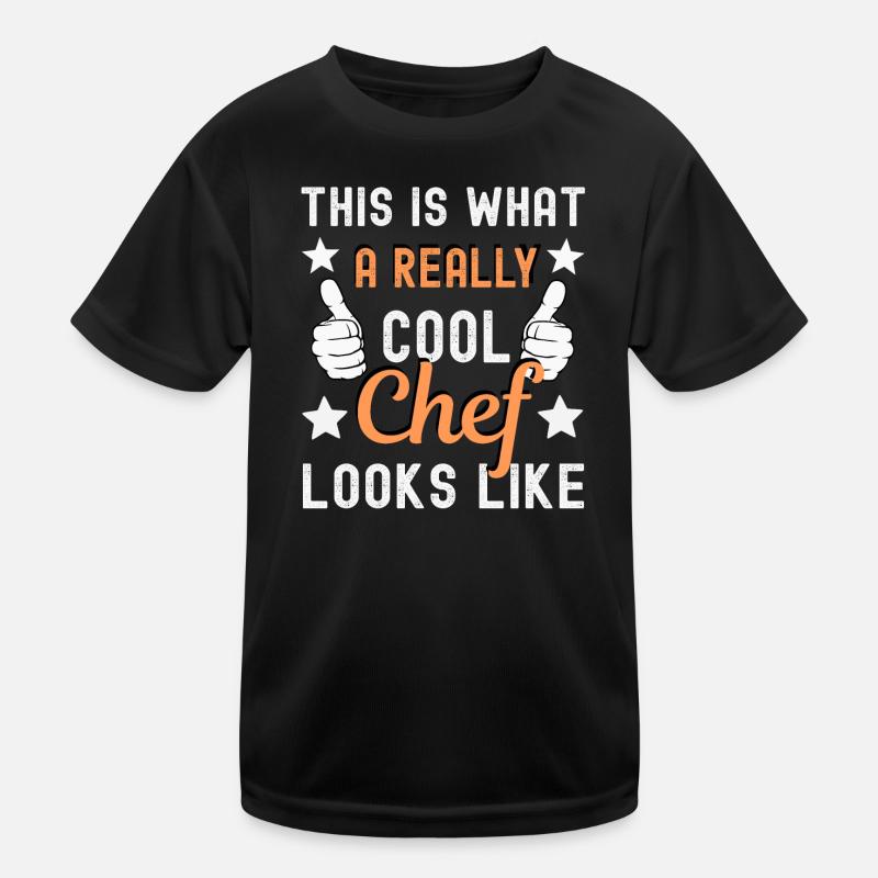Chef Cook Chef Kids Functional T-Shirt