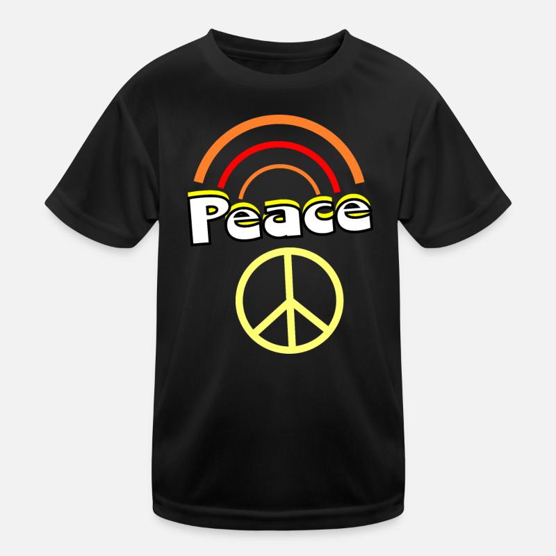 70er Jahre Muster Kinder Funktions-T-Shirt
