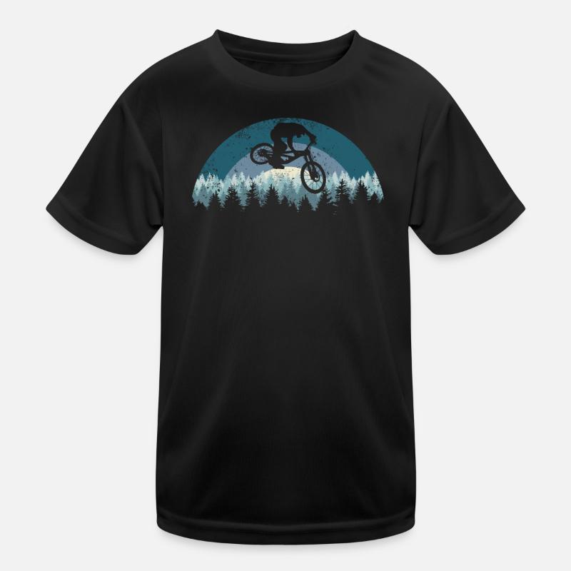 Forest Night MTB Jump Kinder Funktions-T-Shirt